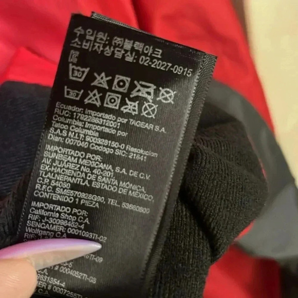 Marmot Wind Breaker Jacket Red & Gray Outdoor Spring Running‎ Hiking Camping - Picture 10 of 11